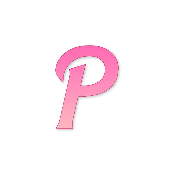 Letra P Barbie Classic para imprimir en PDF