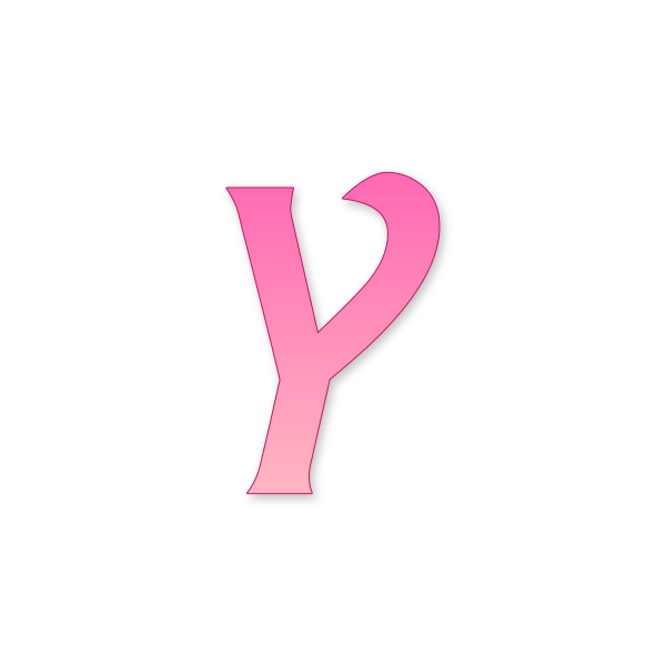 Letra Y Barbie Classic para imprimir en PDF