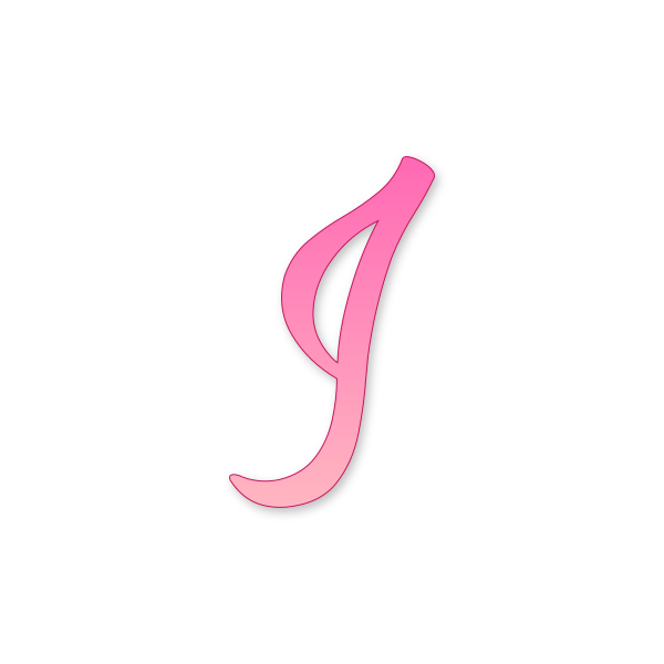 Letra I Barbie Modern para imprimir en PDF