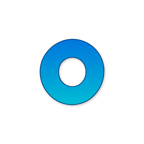 Letra O de Bluey para imprimir en PDF