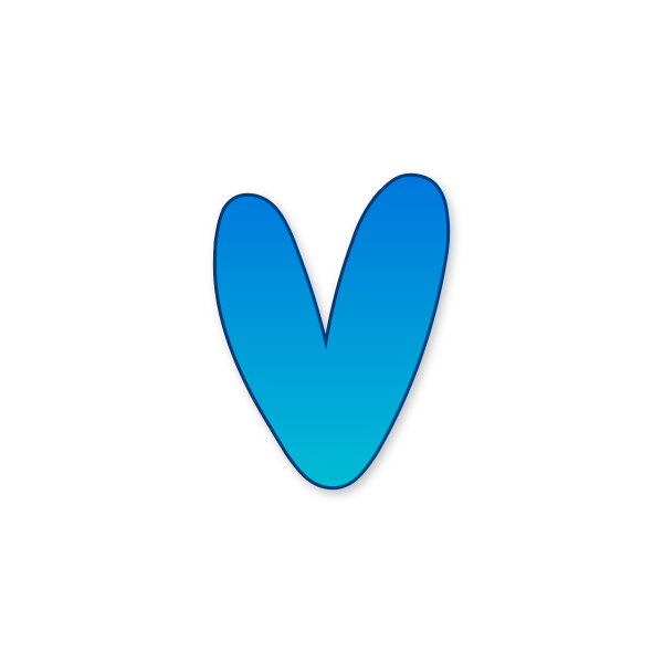 Letra V de Bluey para imprimir en PDF