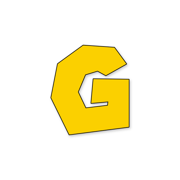 Letra G Mario Pixel para imprimir en PDF