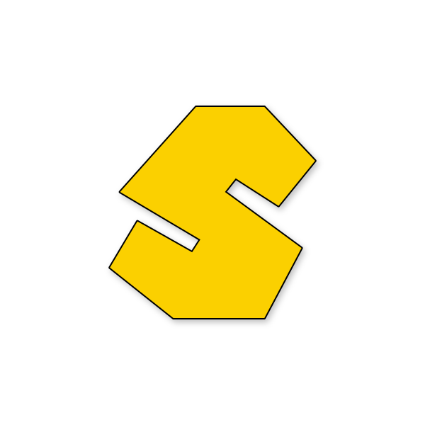 Letra S Mario Pixel para imprimir en PDF