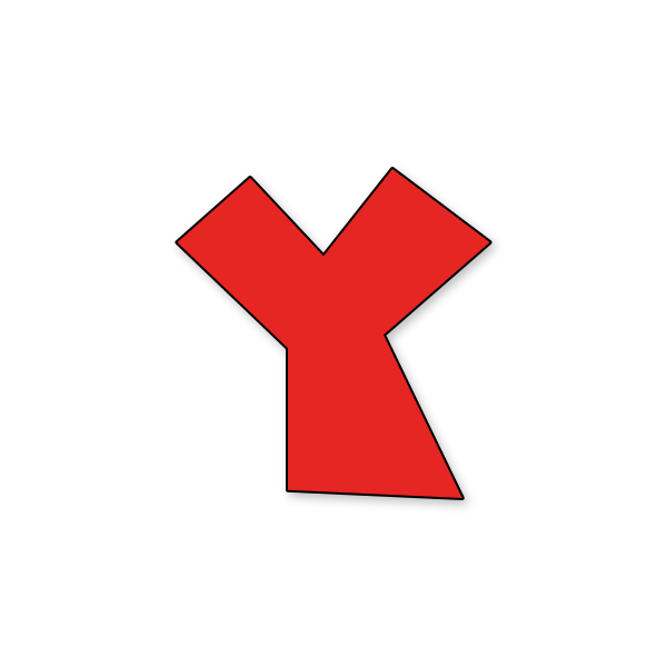 Letra Y Mario Pixel para imprimir en PDF