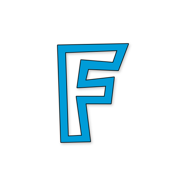 Letra F Mario Bros para imprimir en PDF