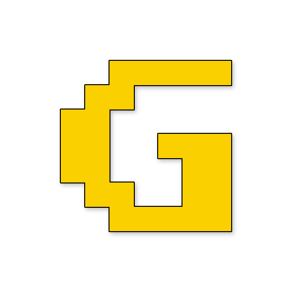 Letra G Mario NES para imprimir en PDF