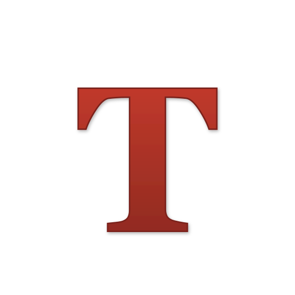 Letra T navideña para imprimir gratis en PDF