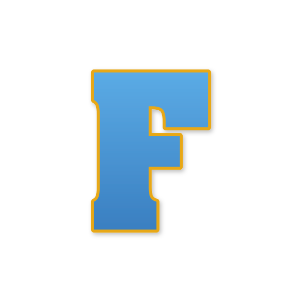 Letra F estilo Paw Patrol para imprimir gratis en PDF