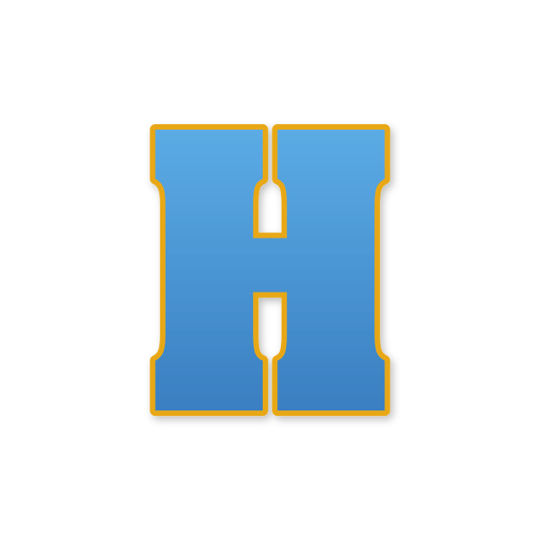 Letra H estilo Paw Patrol para imprimir gratis en PDF