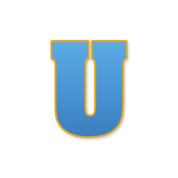 Letra U estilo Paw Patrol para imprimir gratis en PDF