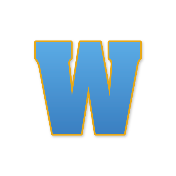 Letra W estilo Paw Patrol para imprimir gratis en PDF