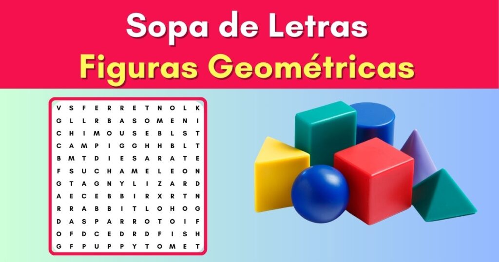 sopas de letras de figuras geometricas